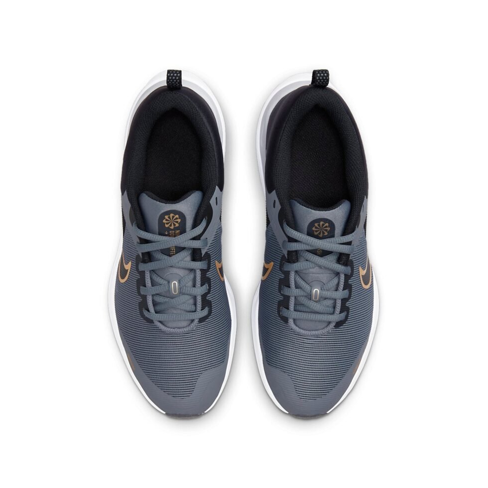 (GS) Nike Downshifter 12 'Cool Grey Metallic Gold' DM4194-005 - Image 4