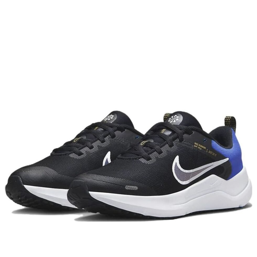 (GS) Nike Downshifter 12 'Black Racer Blue' DM4194-006 - Image 3