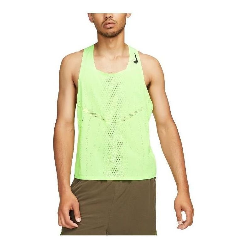 Nike ADV AeroSwift DriFit Running Singlet 'Green' DM4624-358
