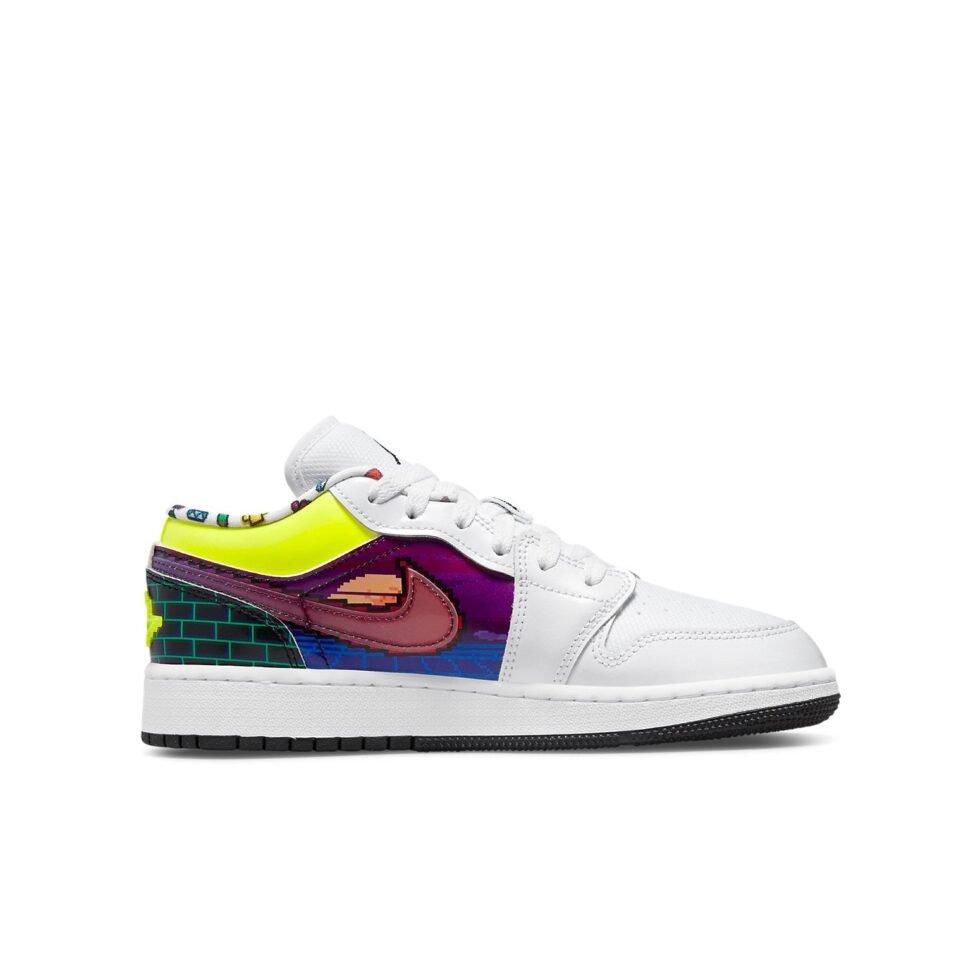 (GS) Air Jordan 1 Low 'Old School Gaming' DM8969-114 - Image 2
