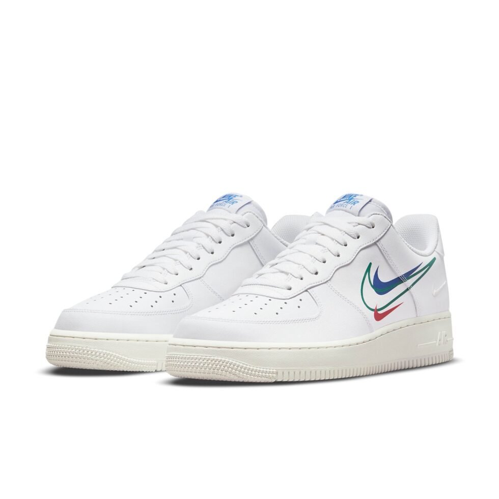 Nike Air Force 1 Low 'Multi-Swoosh Blue Red' DM9096-101 - Image 3