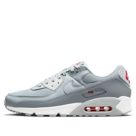 Nike Air Max 90 'Light Smoke Grey Red' DM9102-001