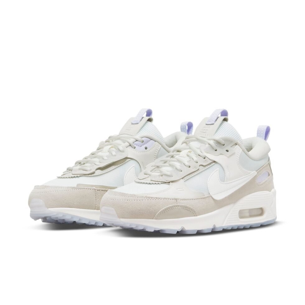 (WMNS) Nike Air Max 90 Futura 'White Light Bone' DM9922-102 - Image 3