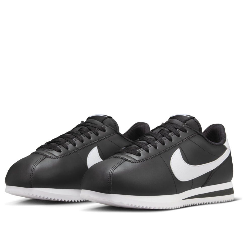 (WMNS) Nike Cortez Leather 'Black White' DN1791-001 - Image 3