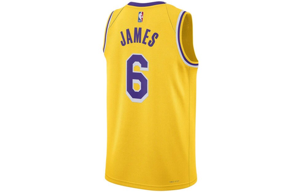 Nike Los Angeles Lakers Icon Edition 2022/23 Swingman Jersey 'LeBron James' DN2009-728 - Image 2