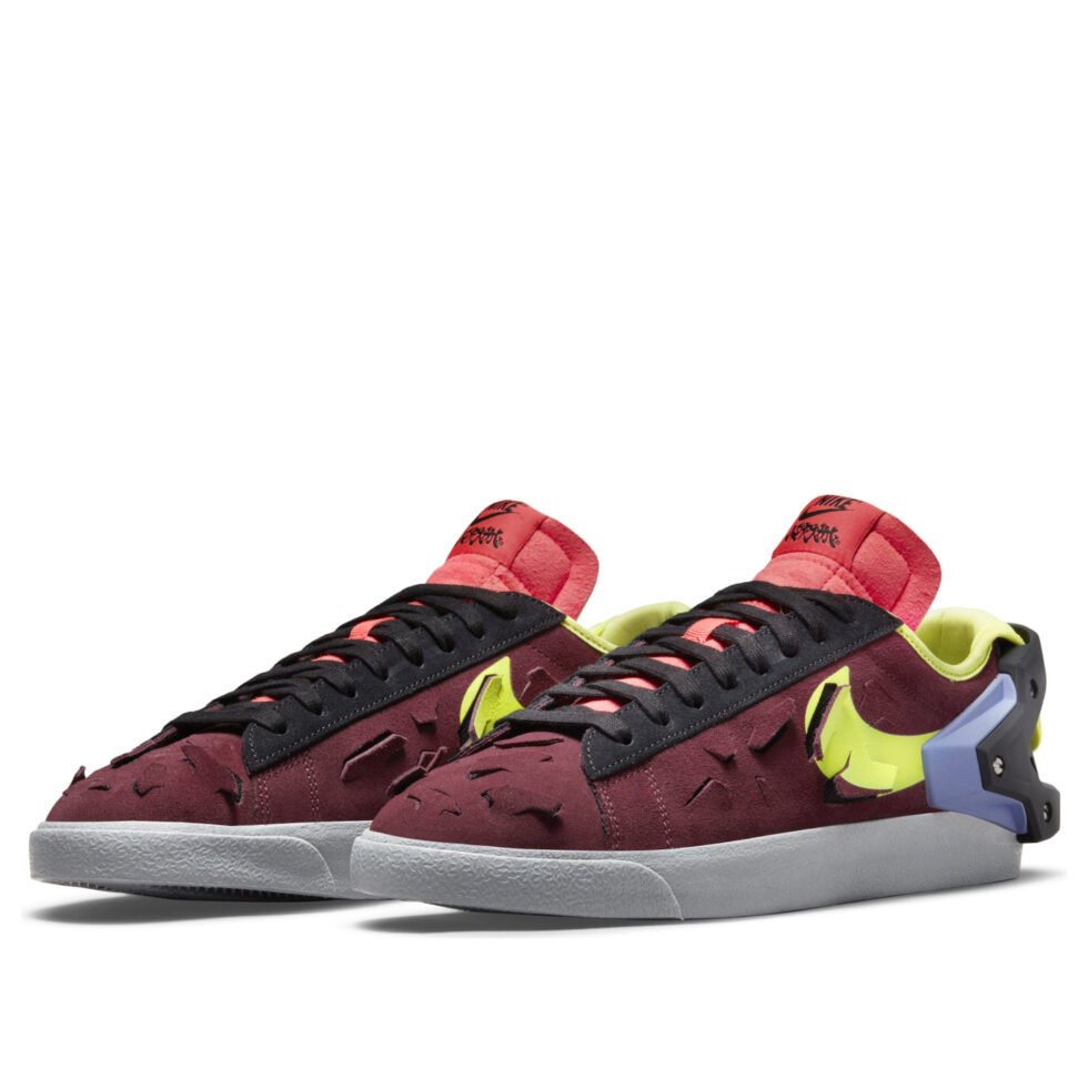 Nike Acronym x Blazer Low 'Night Maroon' DN2067-600 - Image 4