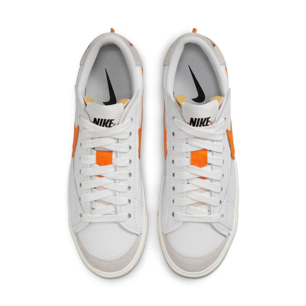 Nike Blazer Low '77 Jumbo 'White Alpha Orange' DN2158-100 - Image 4