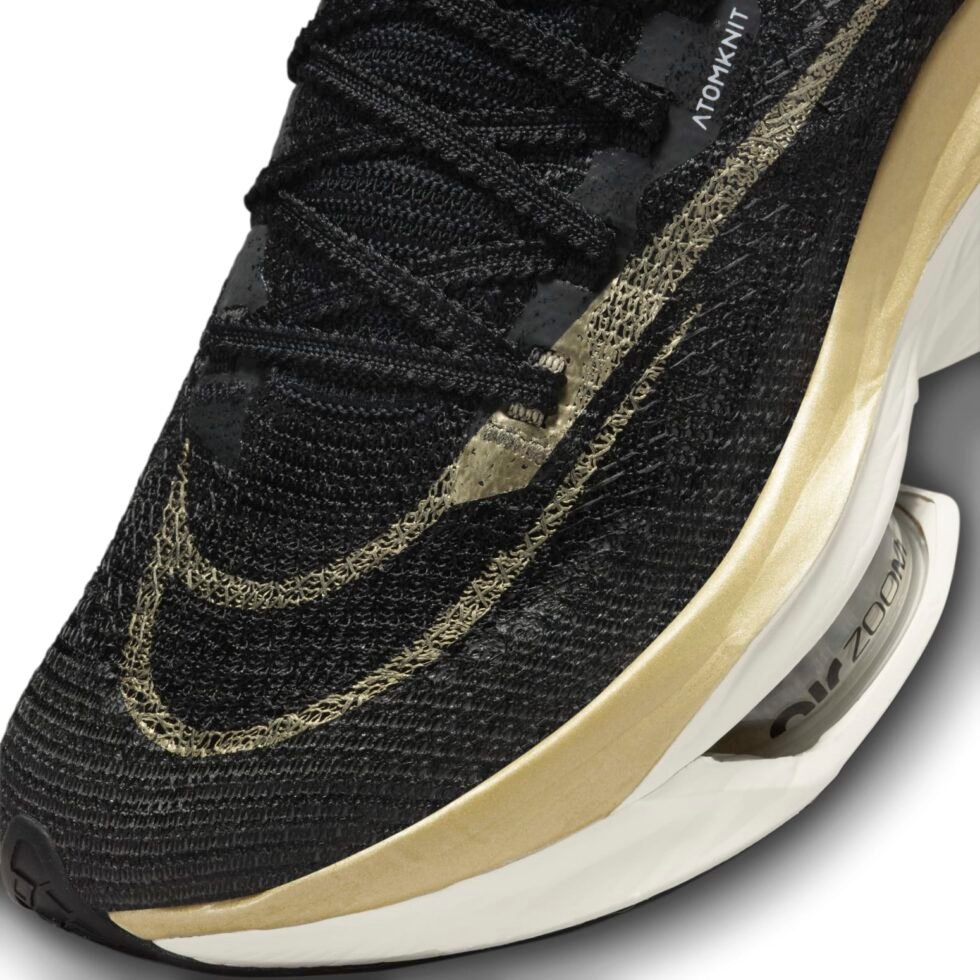 (WMNS) Nike Air Zoom Alphafly NEXT% 2 'Black Metallic Gold Grain' DN3559-003 - Image 7