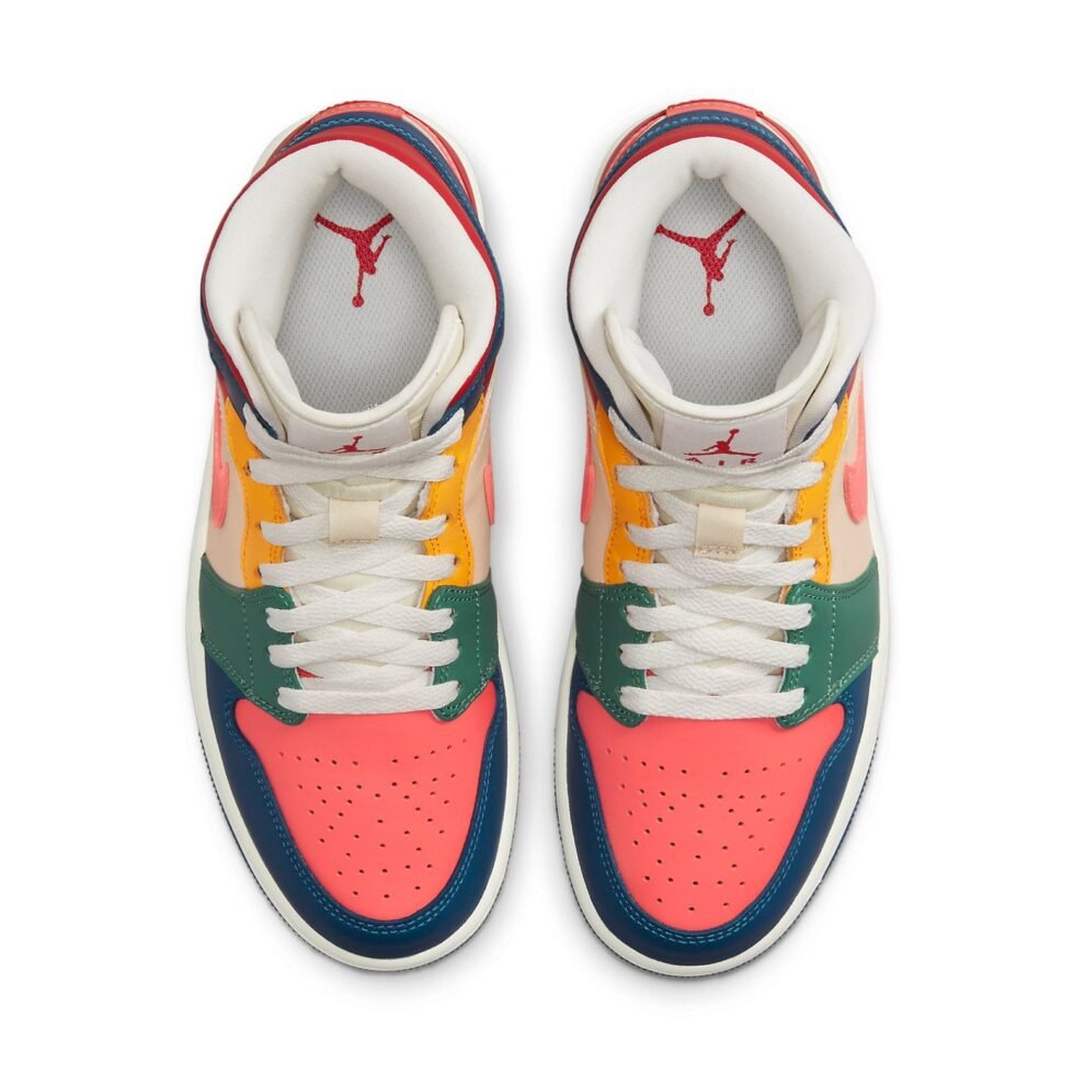 (WMNS) Air Jordan 1 Mid SE 'Multi-Color 2022' DN3738-400 - Image 4