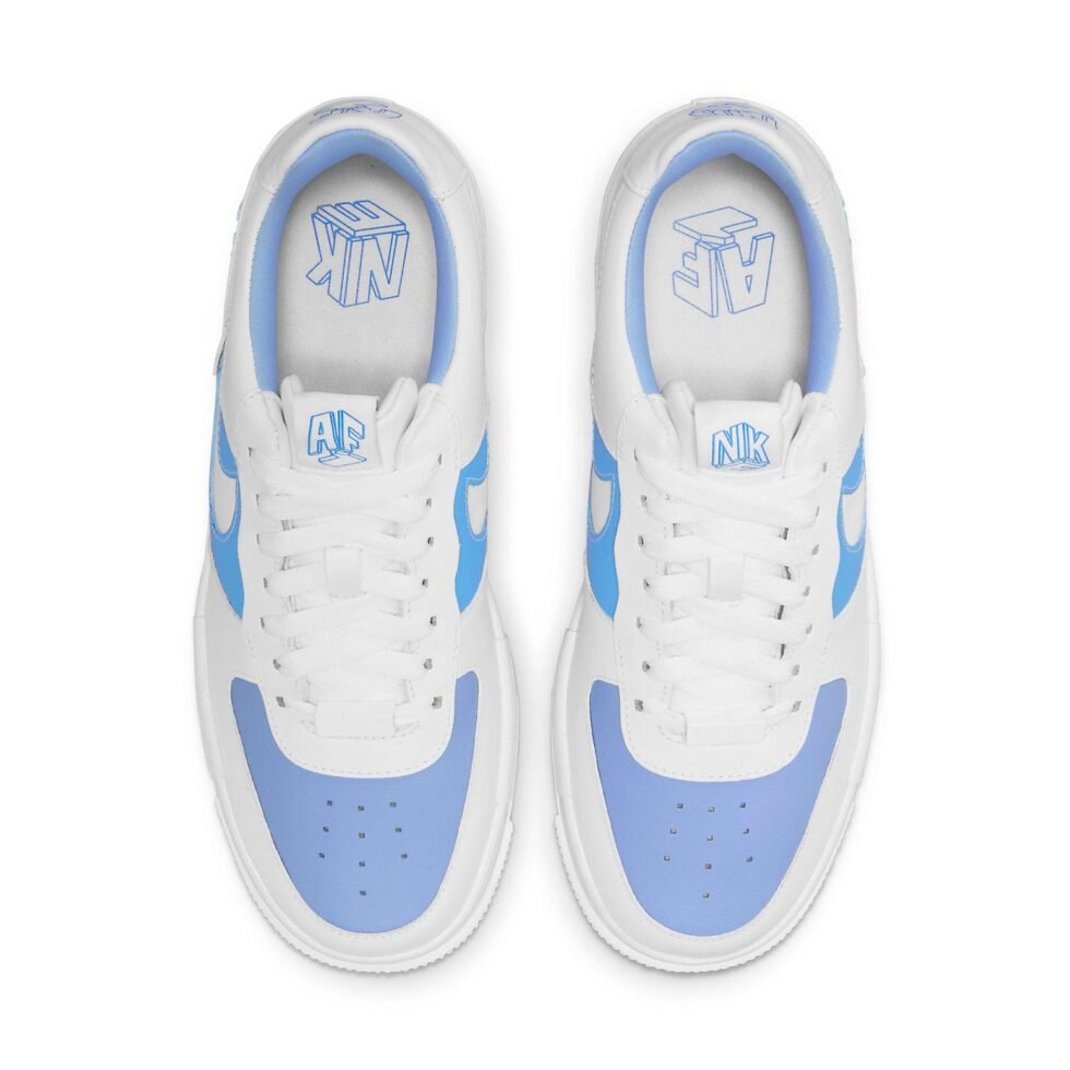 (WMNS) Nike Air Force 1 Low 'White Blue' DN4230-414 - Image 4