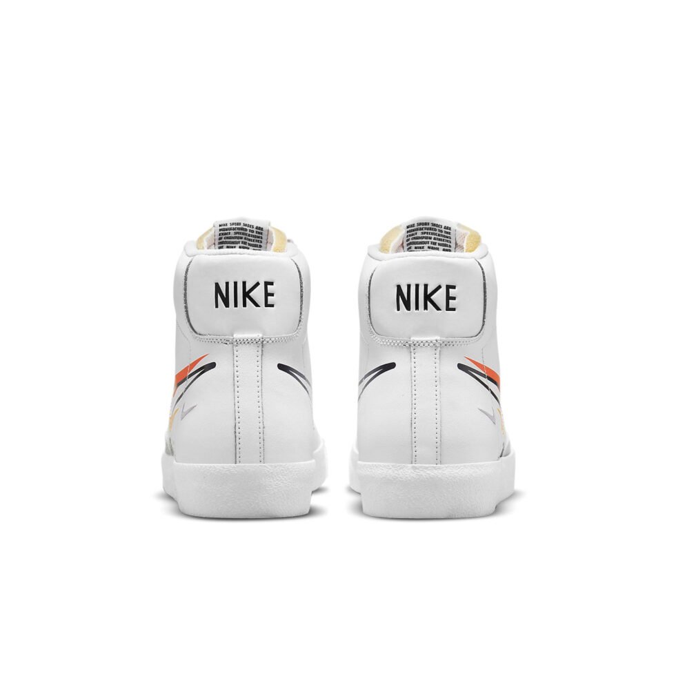 Nike Blazer Mid '77 'Multi Swoosh - Team Orange' DN7996-100 - Image 5
