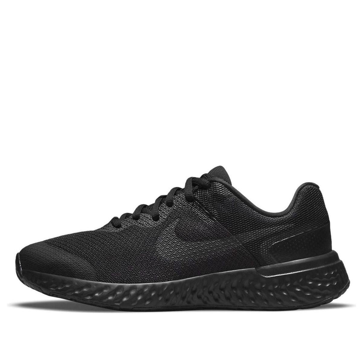 (GS) Nike Revolution 6 4E Wide 'Black Dark Smoke Grey' DN8207-001