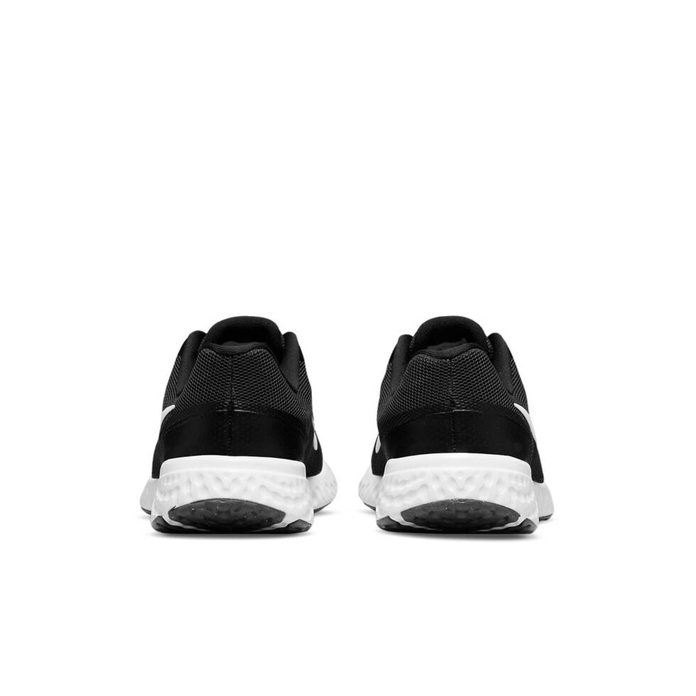 (GS) Nike Revolution 6 4E Wide 'Black White' DN8207-003 - Image 5