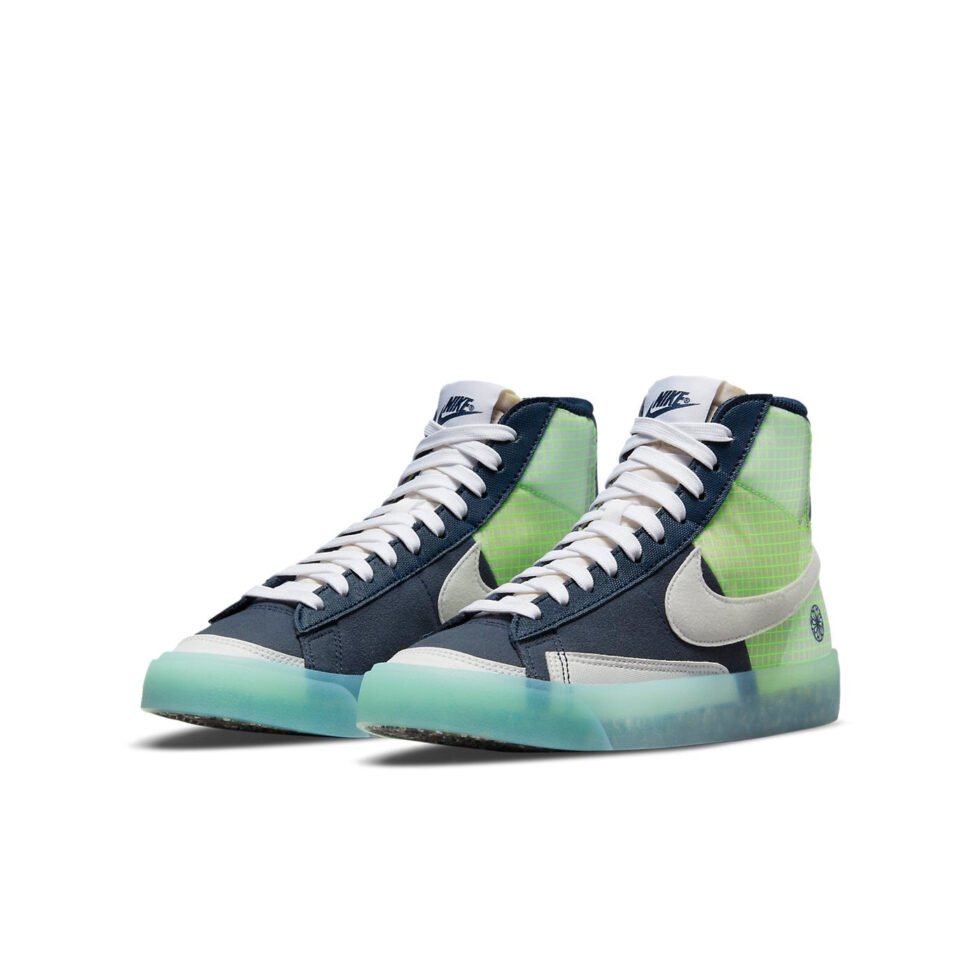 (GS) Nike Blazer Mid '77 'Move To Zero - Armory Navy' DO2699-400 - Image 3