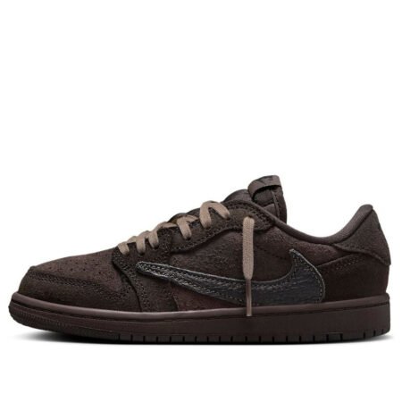 (PS) Air Jordan 1 Retro Low OG SP x Travis Scott 'Velvet Brown' DO5442-202
