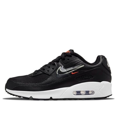 (GS) Nike Air Max 90 'Black Bright Crimson' DO6489-001