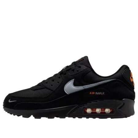 Nike Air Max 90 'Black Total Orange Metallic Cool Grey' DO6706-010