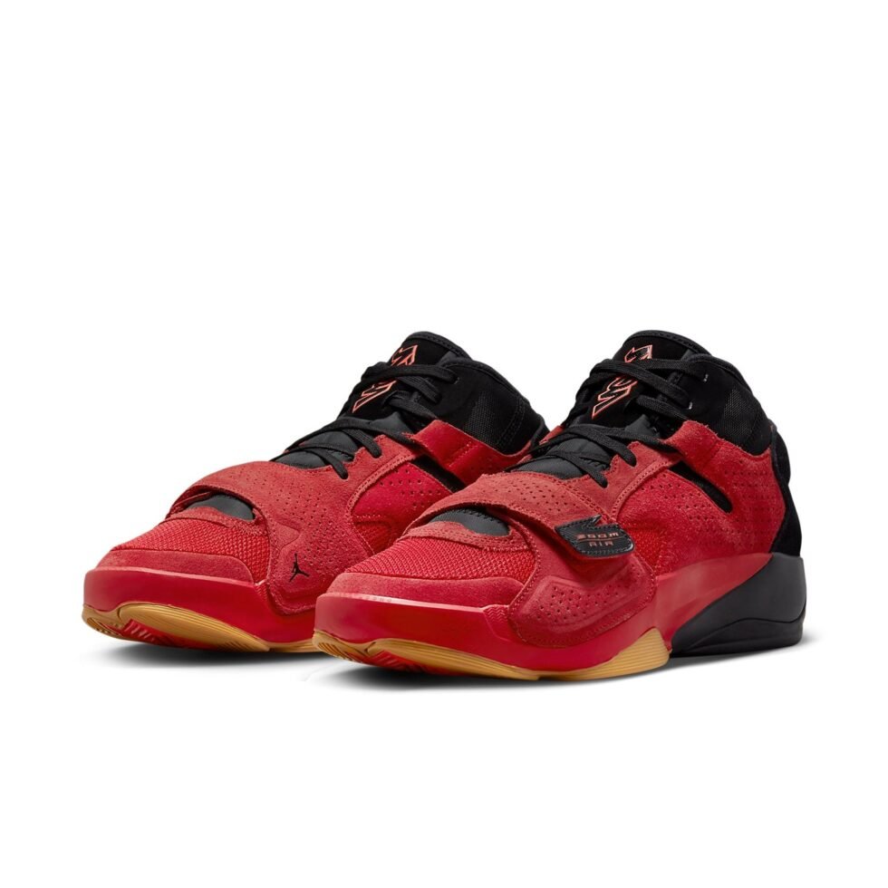 Air Jordan Zion 2 'Red Suede' DO9072-600 - Image 3