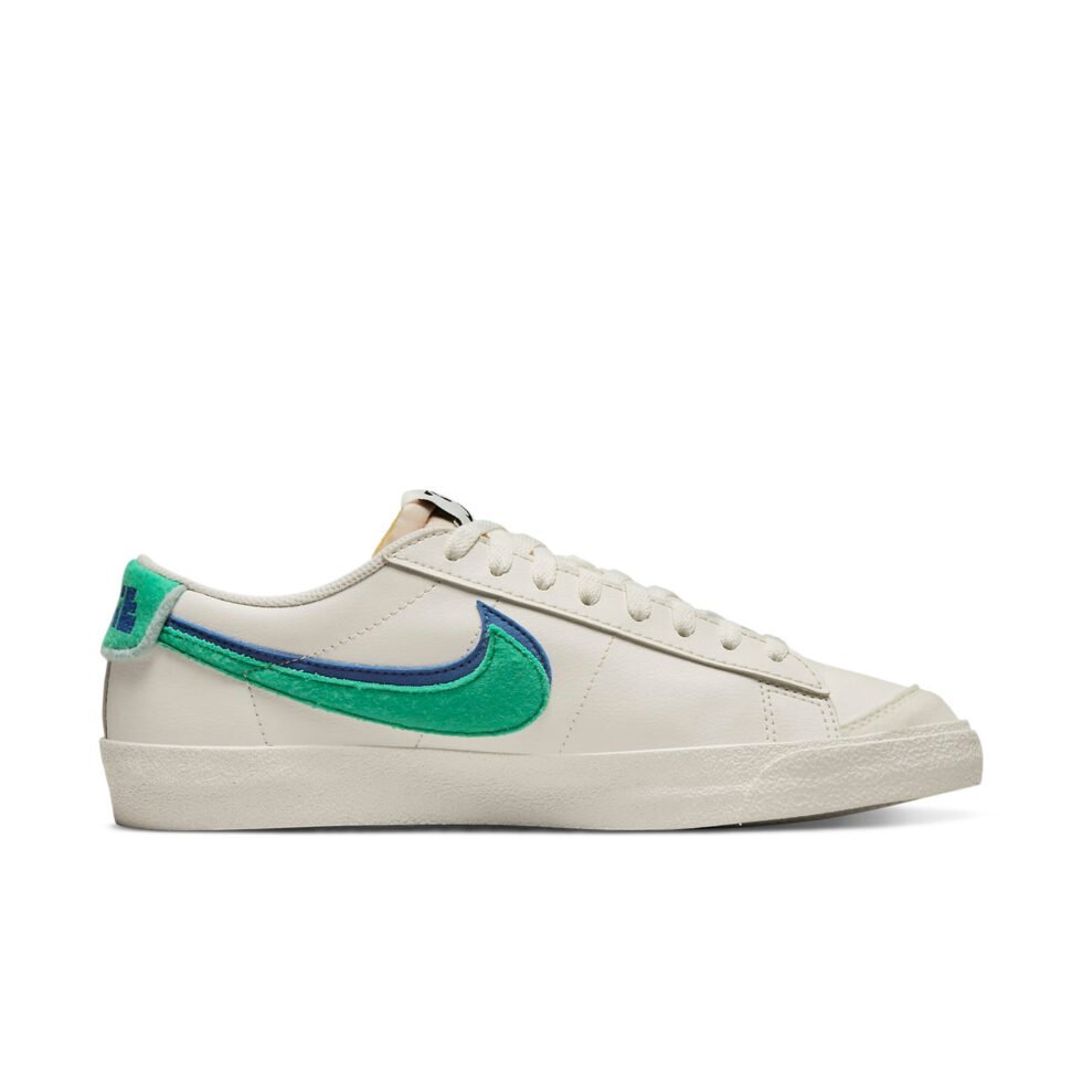 Nike Blazer Low '77 SE 'Double Swoosh - Phantom Green Royal' DO9777-001 - Image 2