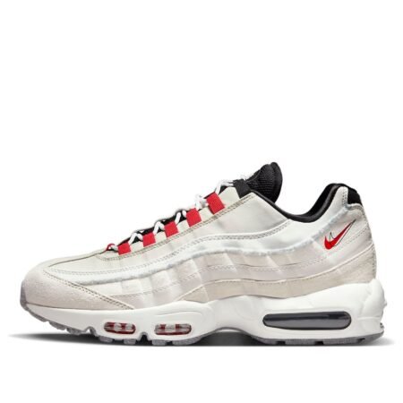 Nike Air Max 95 SE 'Double Swoosh - Light Bone Habanero Red' DQ0268-002