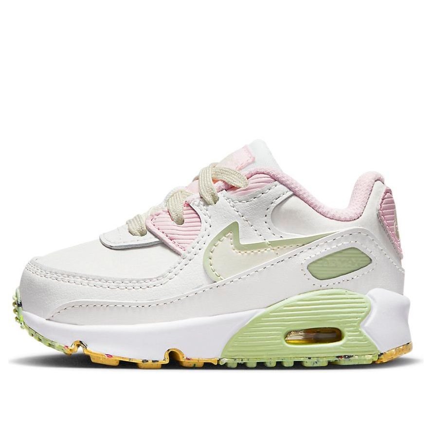 Nike Air Max 90 LTR Leather SE 'White Pink Green' DQ0278-100