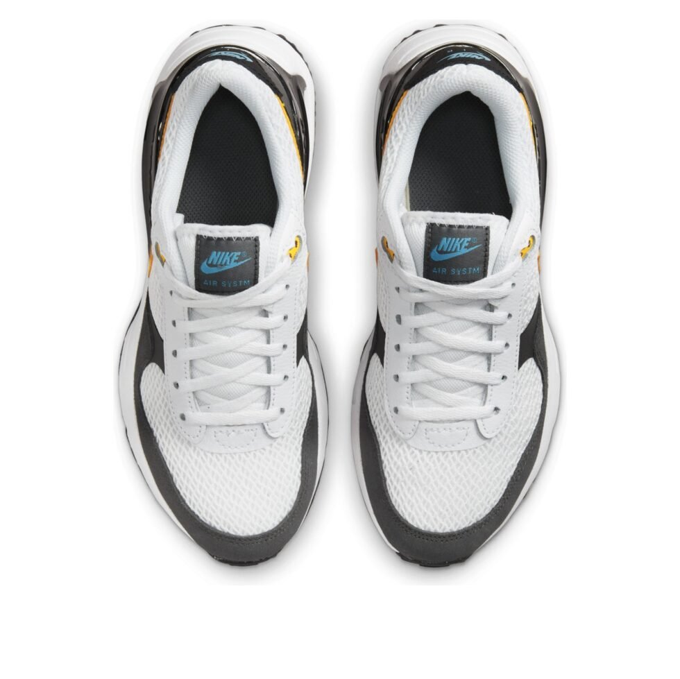 (GS) Nike Air Max SYSTM 'White Grey Laser Orange' DQ0284-104 - Image 2