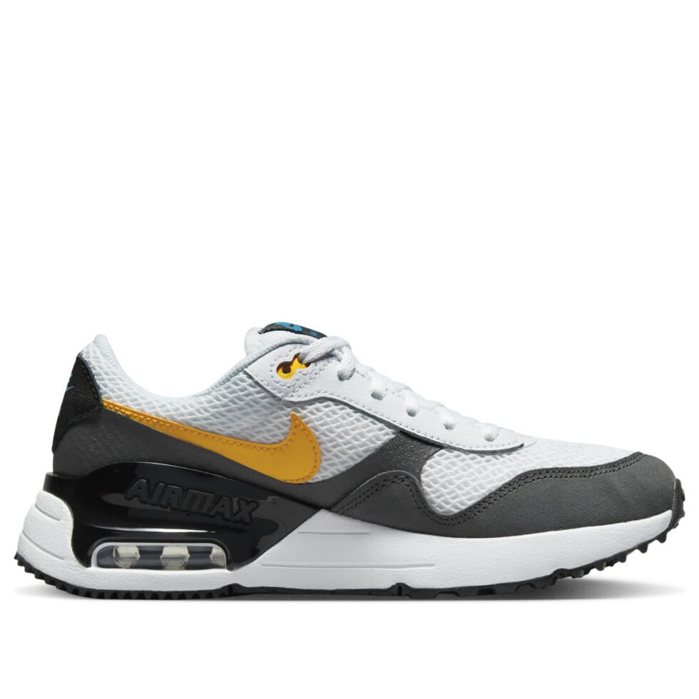 (GS) Nike Air Max SYSTM 'White Grey Laser Orange' DQ0284-104 - Image 6