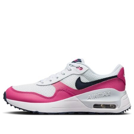 (GS) Nike Air Max SYSTM 'White Fierce Pink' DQ0284-110