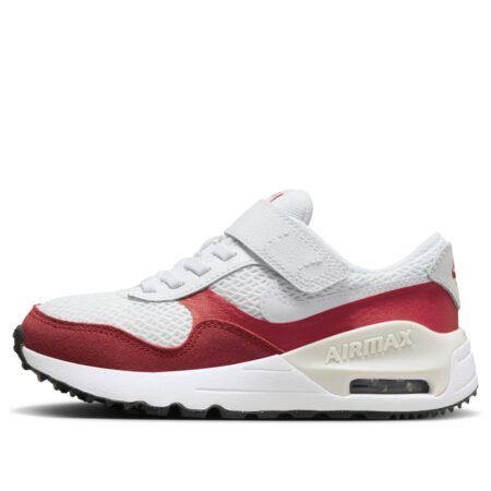 (PS) Nike Air Max SYSTM Shoes 'White University Red' DQ0285-108