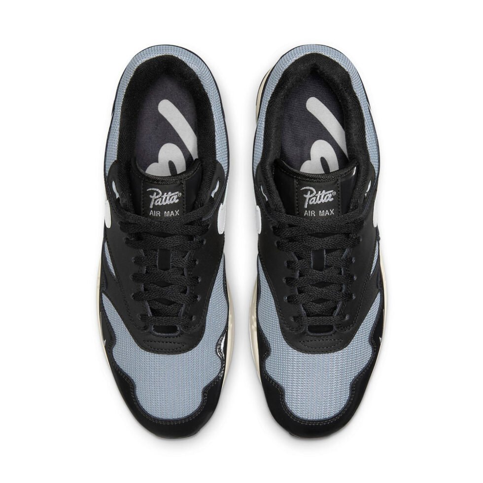 Nike x Patta Air Max 1 'Black' DQ0299-001 - Image 4