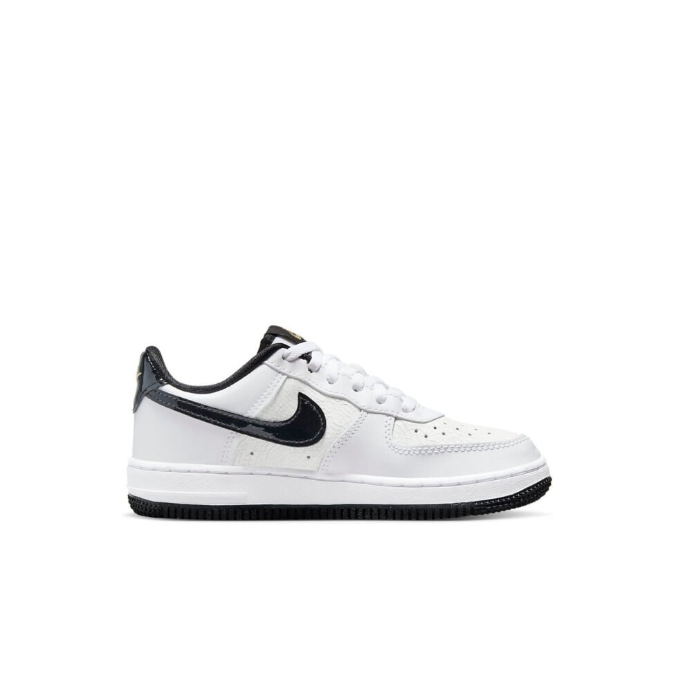 (PS) Nike Force 1 LV8 'White Black' DQ0301-100 - Image 2