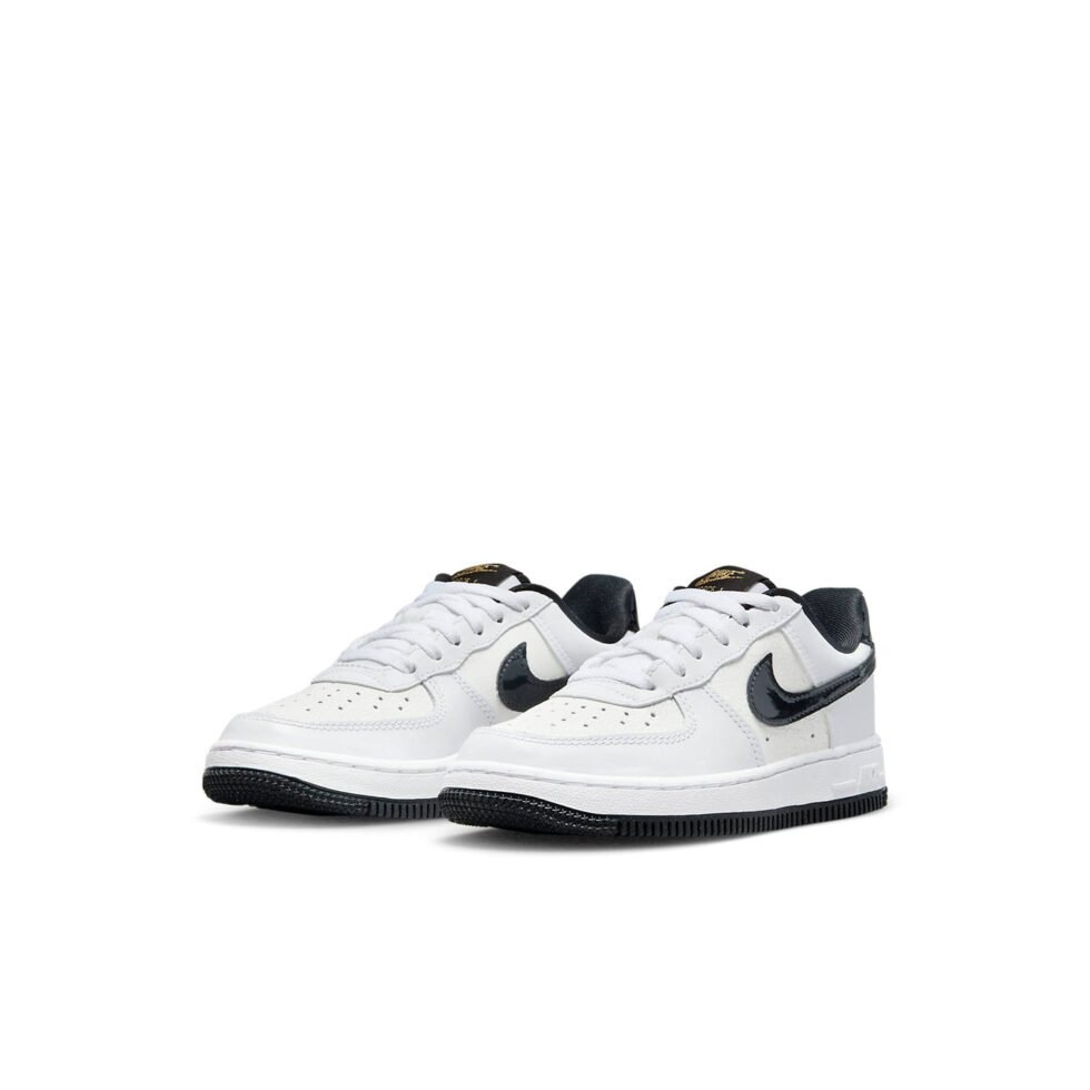 (PS) Nike Force 1 LV8 'White Black' DQ0301-100 - Image 3