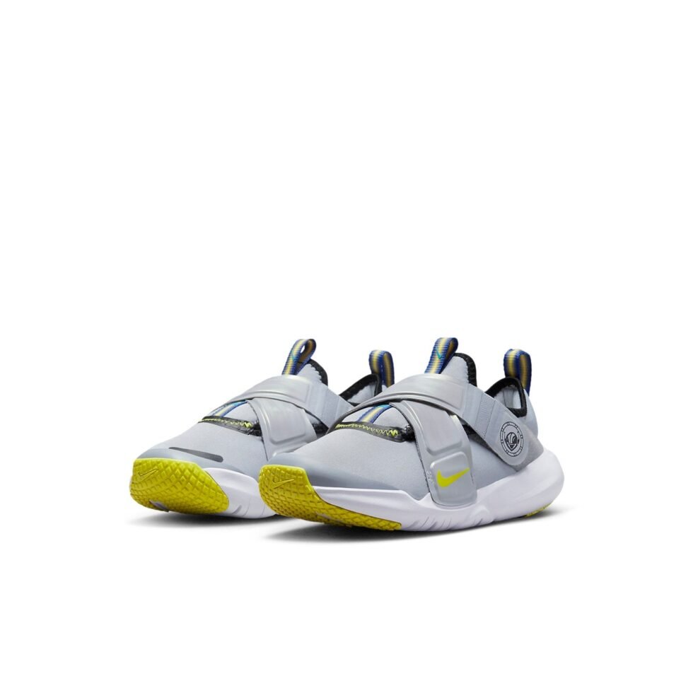(PS) Nike Flex Advance SE 'Wolf Grey Opti Yellow' DQ0512-001 - Image 3