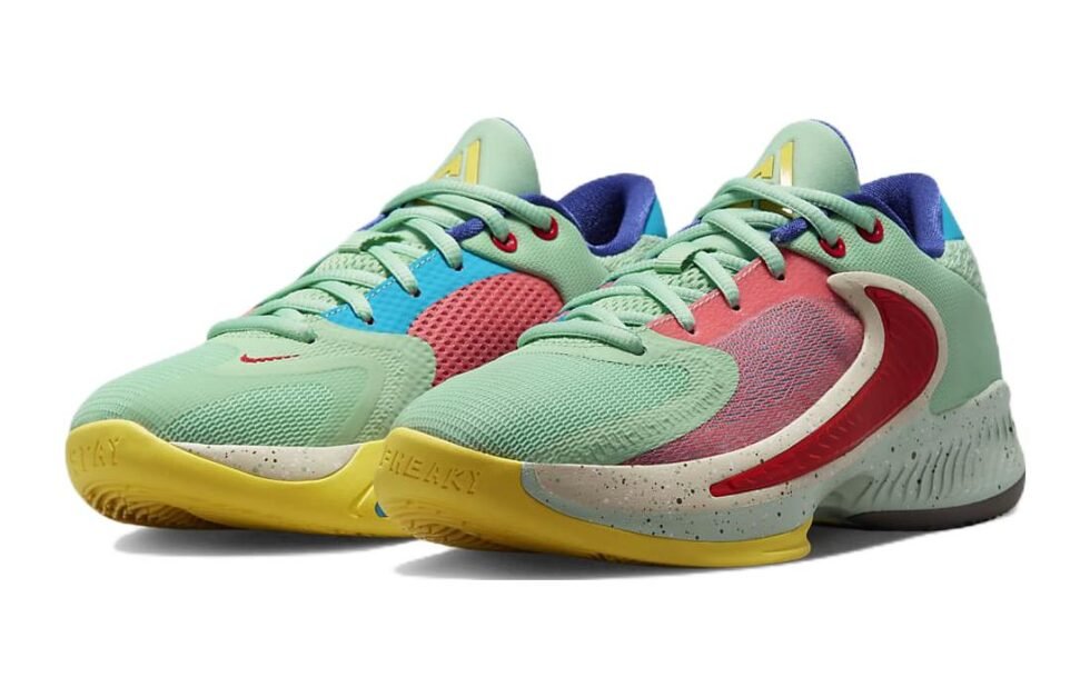(GS) Nike Zoom Freak 4 SE 'Enamel Green' DQ0557-300 - Image 3