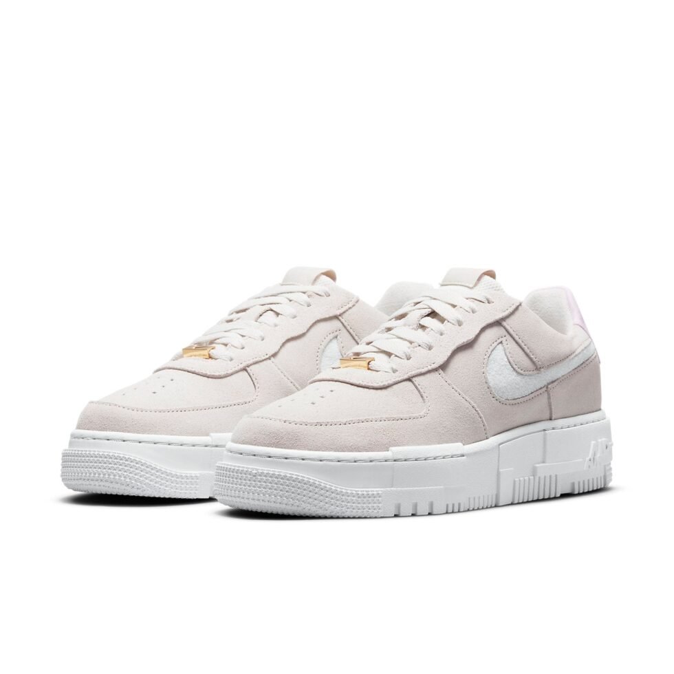 (WMNS) Nike Air Force 1 Pixel 'Light Bone Regal Pink' DQ0827-100 - Image 3