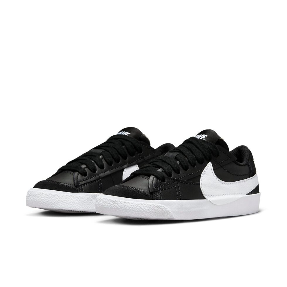(WMNS) Nike Blazer Low '77 Jumbo 'Black Summit White' DQ1470-002 - Image 2