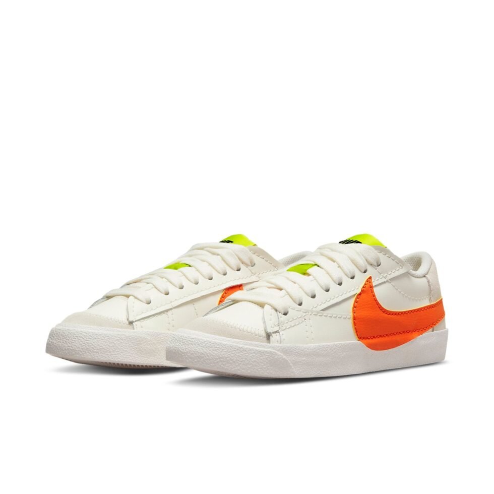 (WMNS) Nike Blazer Low '77 Jumbo 'Sail Rush Orange' DQ1470-103 - Image 3