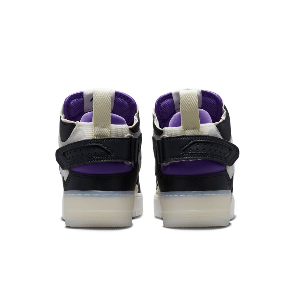 Nike Air Force 1 Mid React 'Off Noir Action Grape' DQ1872-001 - Image 5
