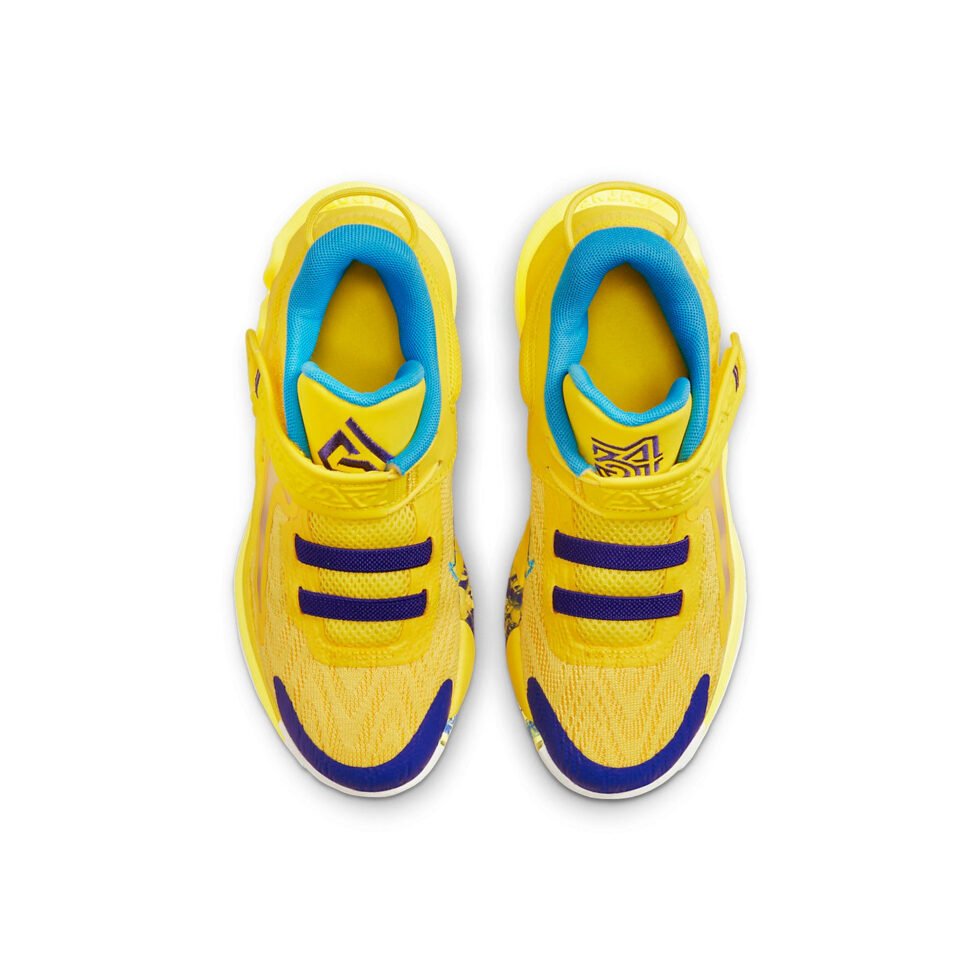(PS) Nike Giannis Immortality 2 'Yellow Strike Laser Blue' DQ1942-700 - Image 4