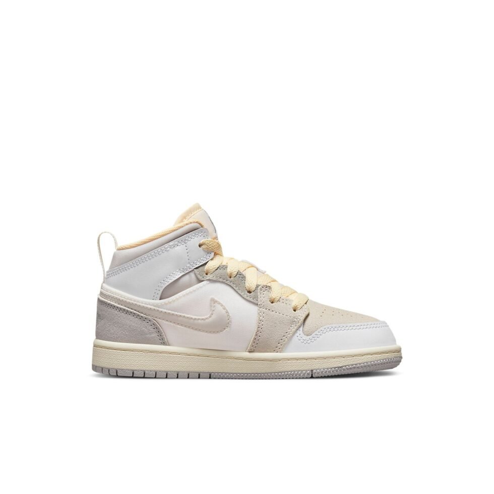 (PS) Air Jordan 1 Mid SE Craft 'Inside Out' DQ3724-100 - Image 2