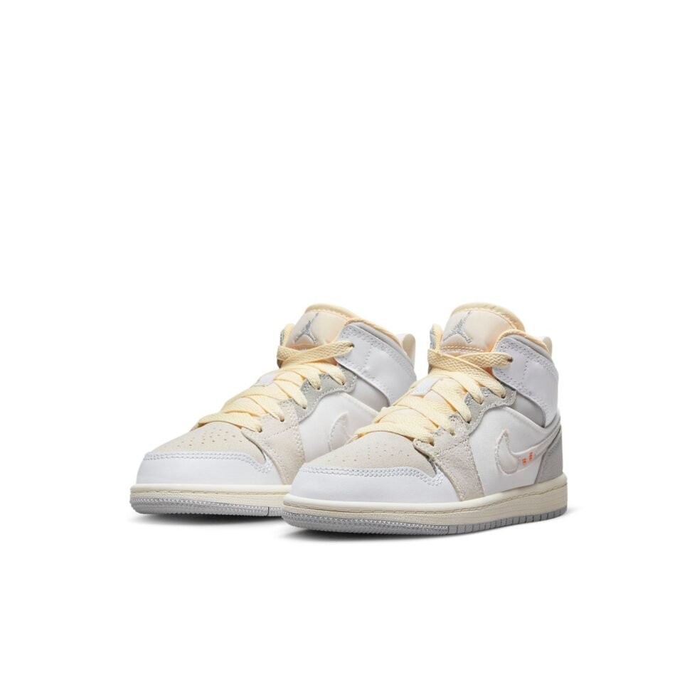 (PS) Air Jordan 1 Mid SE Craft 'Inside Out' DQ3724-100 - Image 3