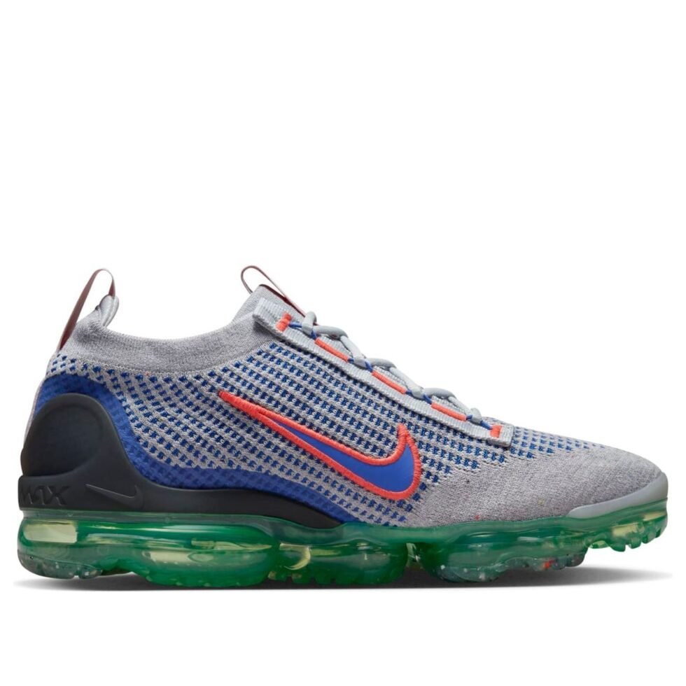 Nike Air VaporMax 2021 Flyknit 'Wolf Grey Medium Blue' DQ3974-001 - Image 2