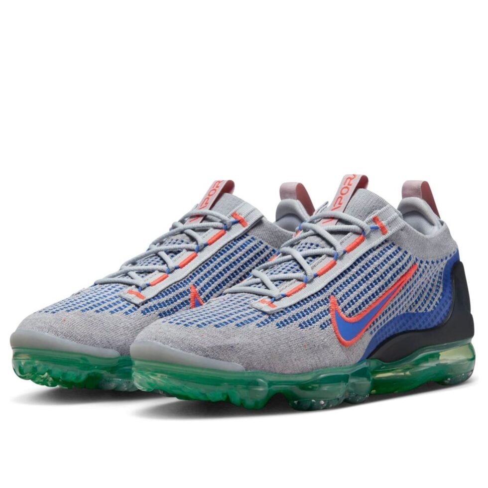 Nike Air VaporMax 2021 Flyknit 'Wolf Grey Medium Blue' DQ3974-001 - Image 3