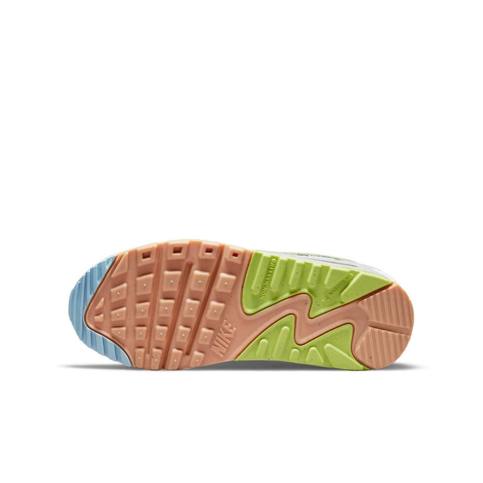 (GS) Nike Air Max 90 SE 'Sun Club - Worn Blue Treeline' DQ4016-400 - Image 6
