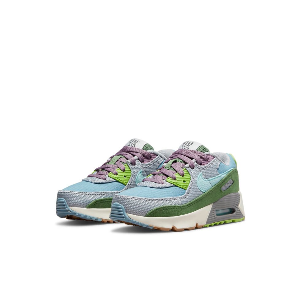 (PS) Nike Air Max 90 SE 'Sun Club - Worn Blue Treeline' DQ4017-400 - Image 3