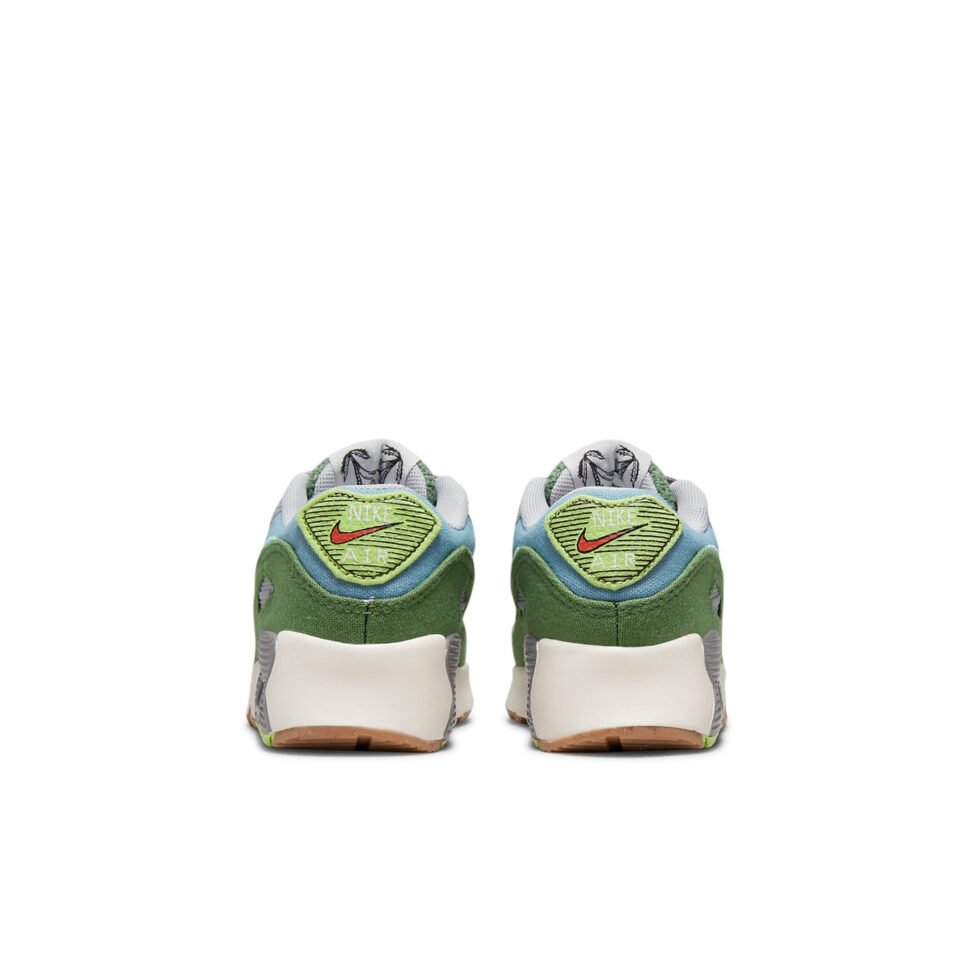 (PS) Nike Air Max 90 SE 'Sun Club - Worn Blue Treeline' DQ4017-400 - Image 5