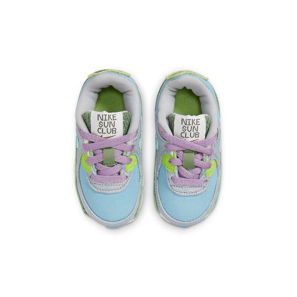 (TD) Nike Air Max 90 SE 'Sun Club - Worn Blue Treeline' DQ4018-400 - Image 4