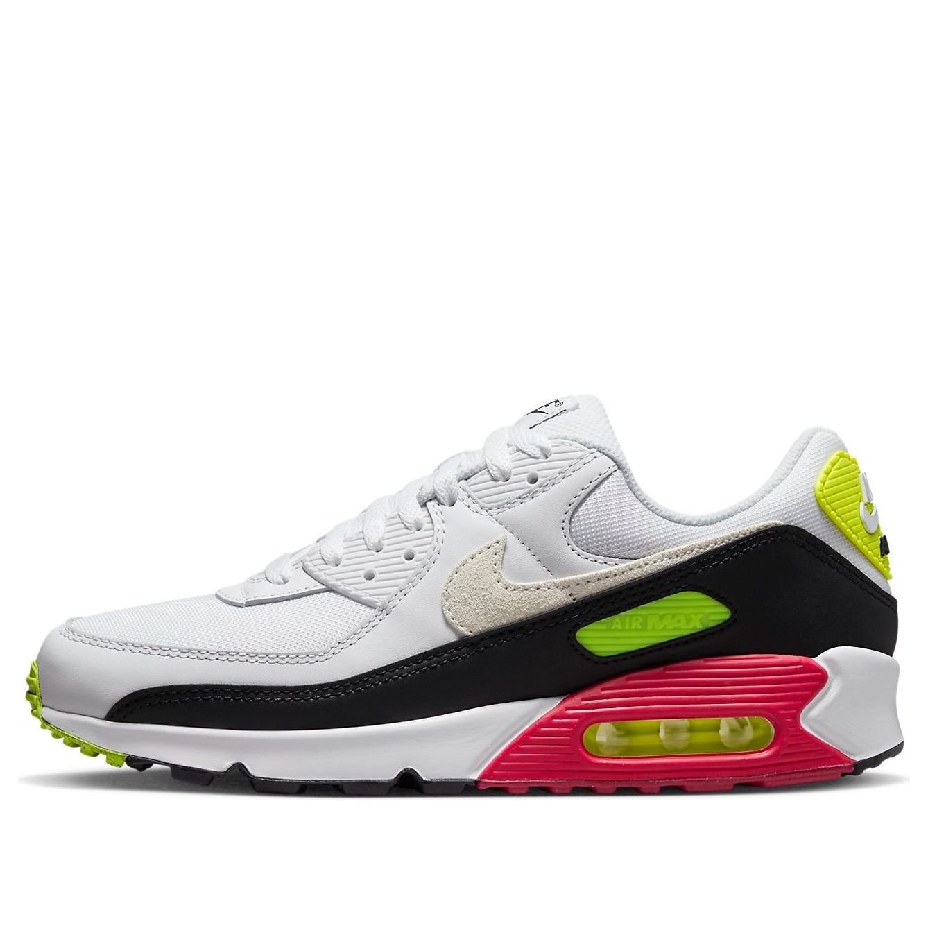 Nike Air Max 90 'White Volt Rush Pink' DQ4071-100