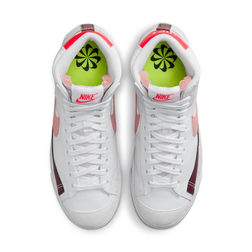 (WMNS) Nike Blazer Mid '77 Next Nature 'White Red Stardust' DQ4124-105 - Image 4