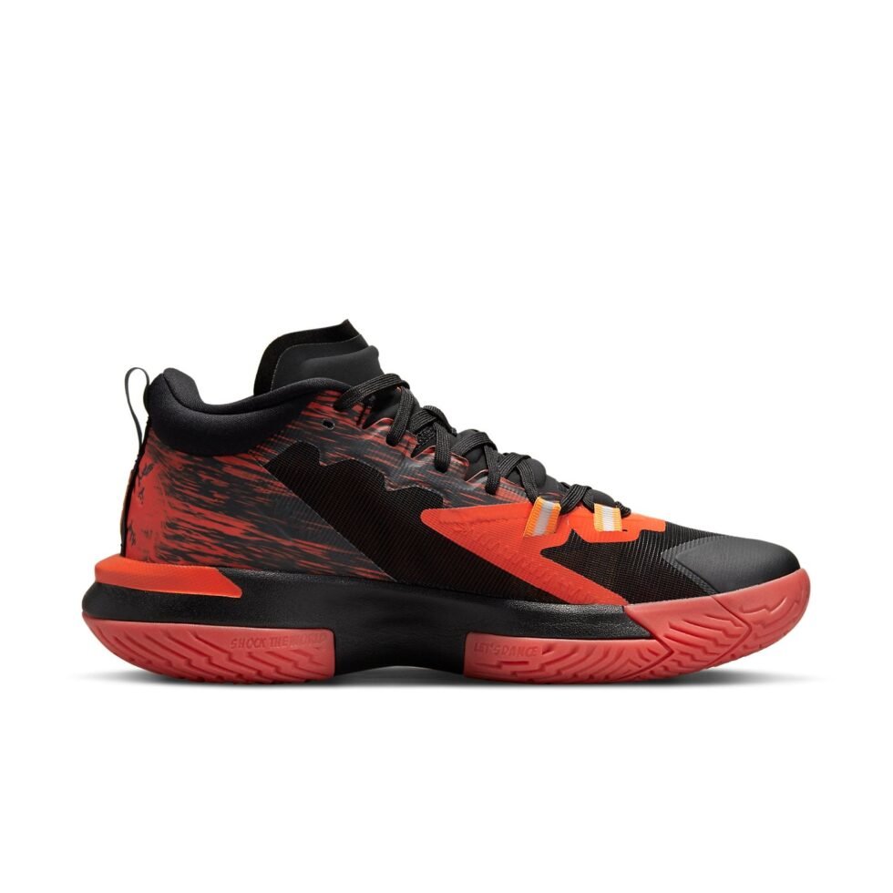 Air Jordan x Naruto Zion 1 SP 'Nine Tails' DQ4706-086 - Image 2